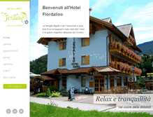 Tablet Screenshot of hotelfiordaliso.com